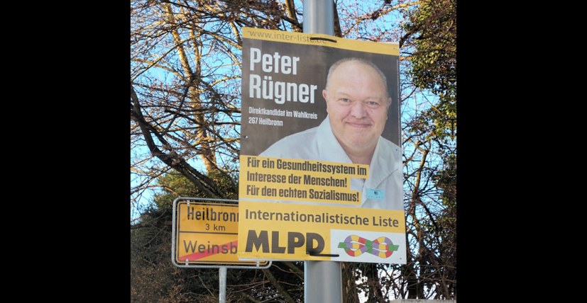 Plakatierung im Wahlkreis hat begonnen