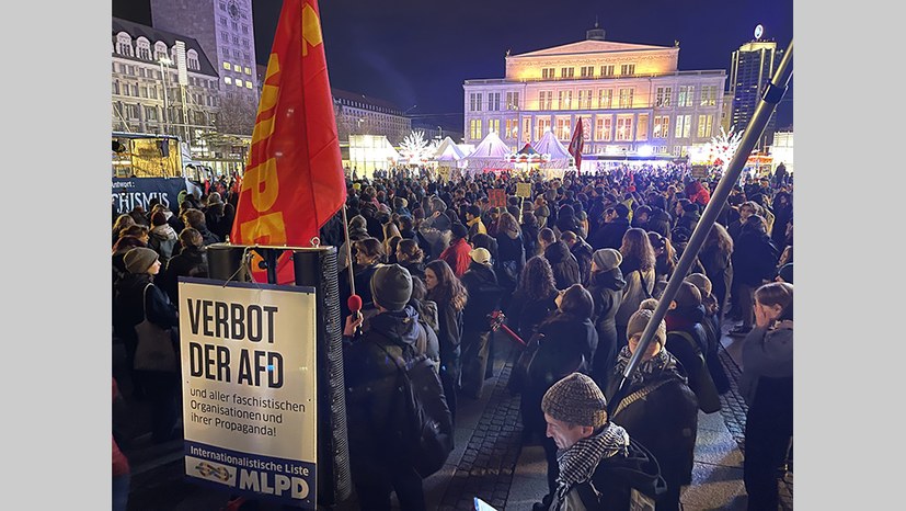 Ein Wahlkampfauftakt der besonderen Art - Internationalistische Liste/MLPD am heutigen 1. Februar