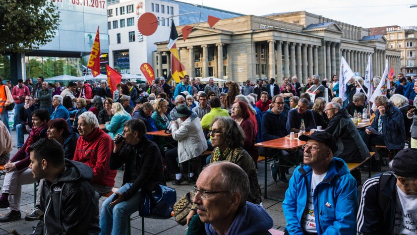 Stuttgart: Wahlkampfauftakt Internationalistische Liste / MLPD ändert sich