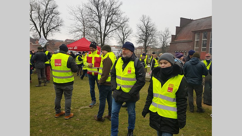 "Heute ist kein Arbeitstag, heute ist ein Streiktag“