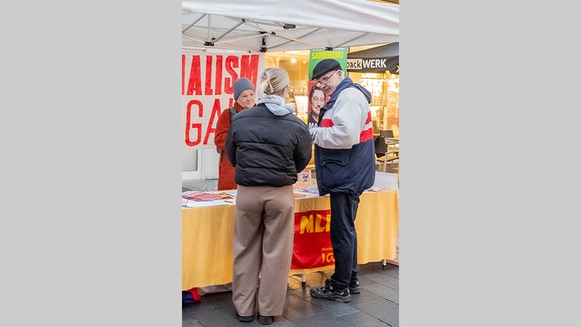 Ungewohnter Wahlkampf-Auftritt in Aschaffenburg