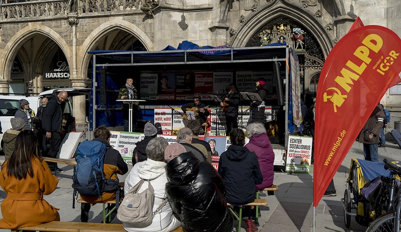 Abschlusskundgebung in München: Make Socialism great again