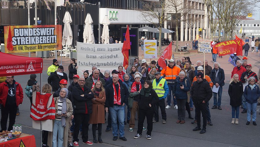 Erfolgreiche Arbeiterdemonstration