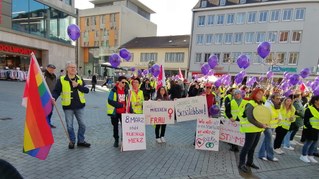 Frauenstreiktag mit selbständigen Elementen