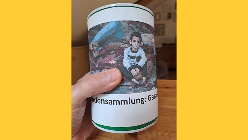 Spendensammlung "Gaza soll leben"