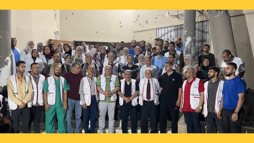 Zwangsevakuierung des Al-Awda-Krankenhauses durch die israelische Armee!