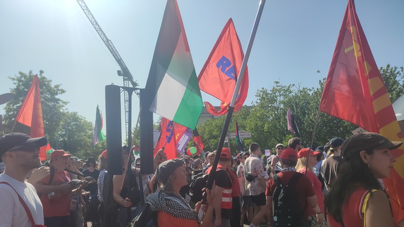Ein revolutionärer Geist wehte durch die Demonstrationen
