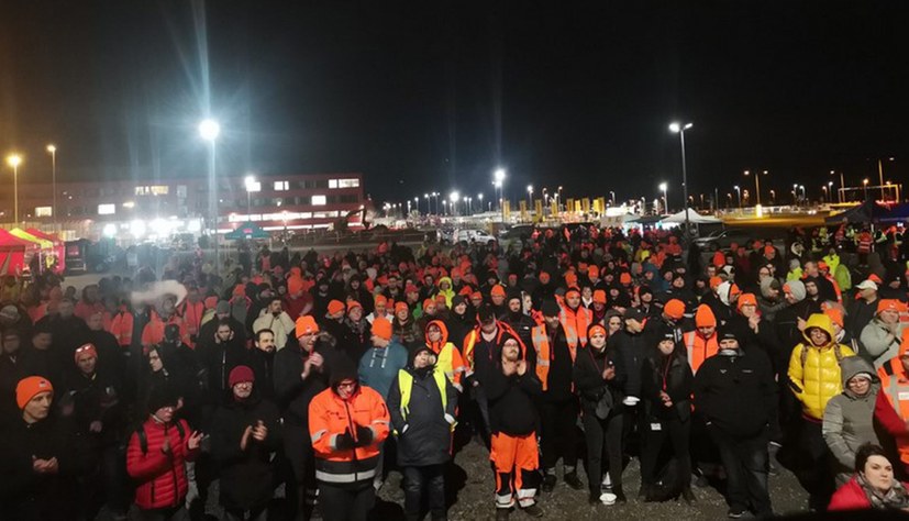 Tarifbewegung am DHL-Frachtflughafen: Die Mehrheit will kämpfen!