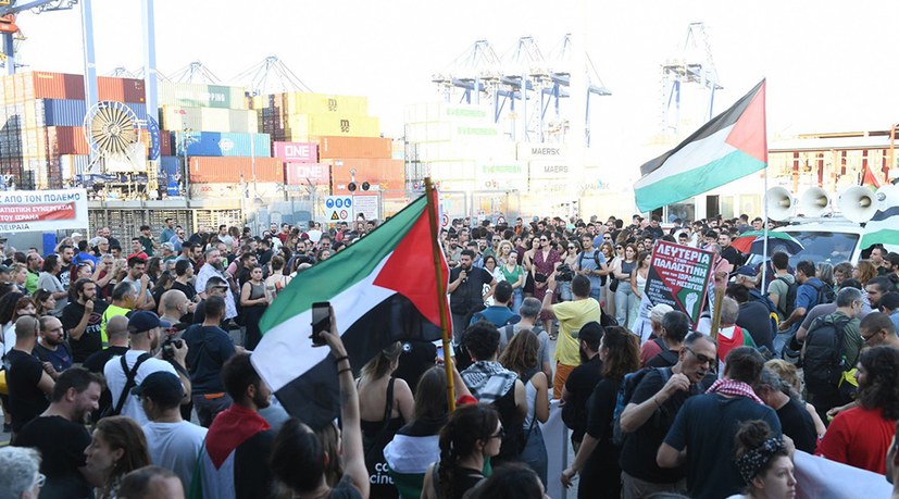 Hafenarbeiter blockieren Verladung von Militärstahl nach Israel - OXI an alle Kriegstreiber!
