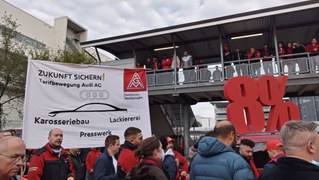 „Solidarität mit den Leiharbeitern, unseren Kollegen“