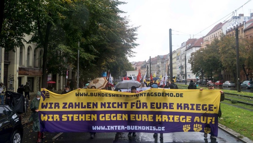 Herbstdemo beteiligt sich an Großdemos