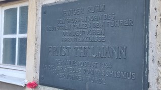 Ernst Thälmann - Im Krematorium des KZ Buchenwald erschossen