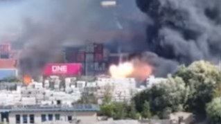 Großbrand im Hafen wirft einige Fragen auf!