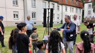 Kommunalwahl: Mit Stefan Engel auf der „Seilscheibe“ Alma-Siedlung