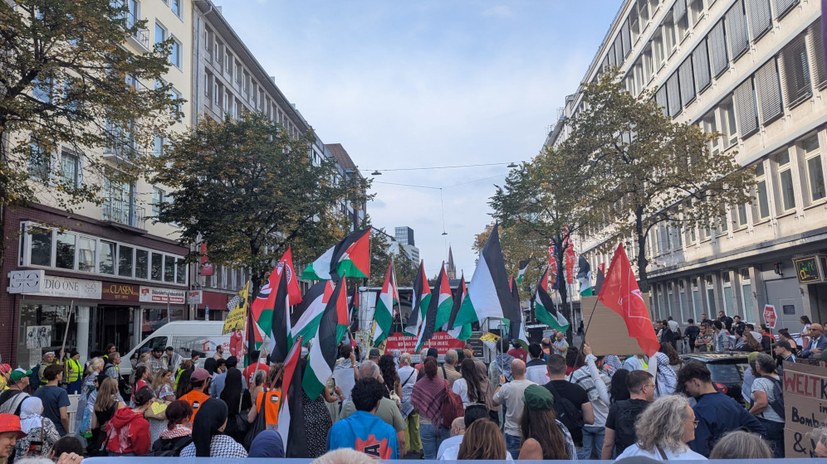 Palästina-Demo zum Kindertag