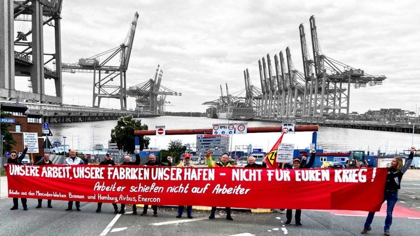 Hamburg: Kollegen setzen trotz polizeilicher Hürden ein klares Zeichen für den Frieden