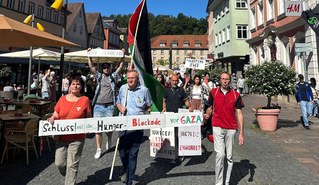 Solidaritätsschreiben der „Mahnwache Ostalb für Gaza!“ für den Ver.di Vertrauensmann Christopher