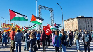 Blockade und Streik im Hafen von Triest