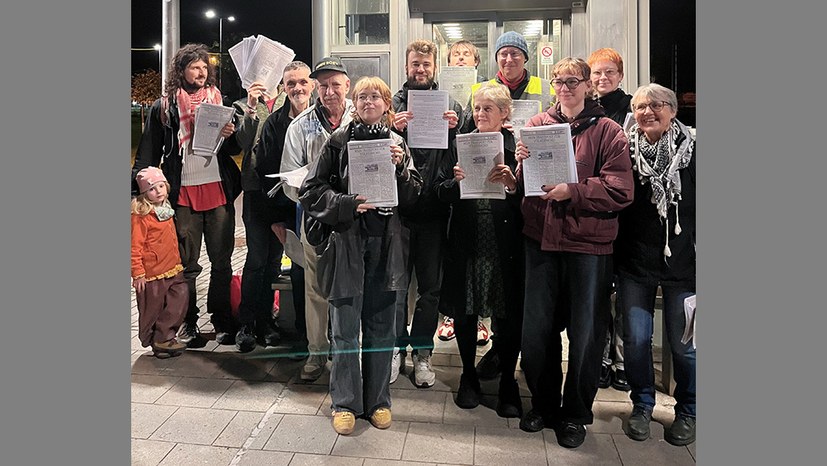 Leipzig: Wenn es nach DHL geht, ist Solidarität strafbar