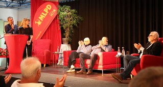 Sie prägten die MLPD, die MLPD prägte sie: Drei Jubilare für 50 Jahre Mitgliedschaft geehrt