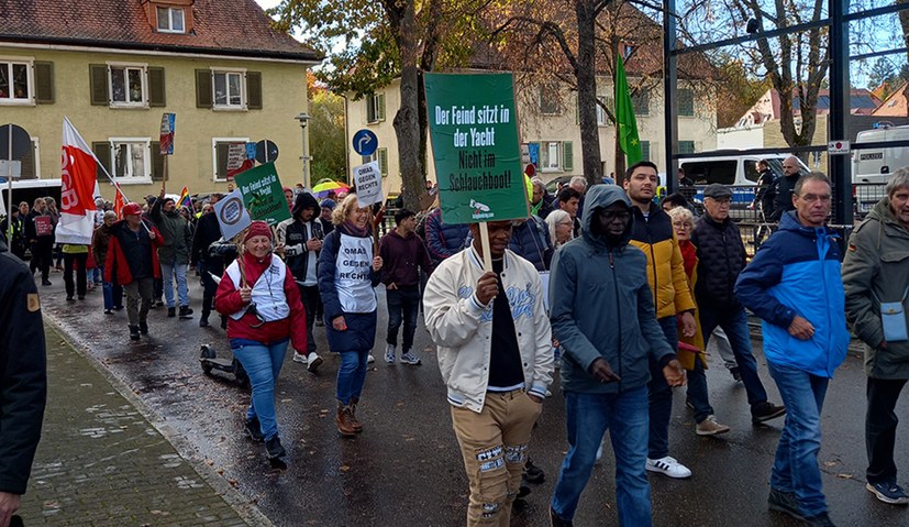 Antifaschistische Kundgebung gegen AfD-“Bürgerdialog“
