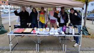 Mieterprotestaktion im Siegfriedviertel
