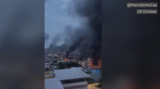 Protest gegen das Polizeimassaker in Rio de Janeiro