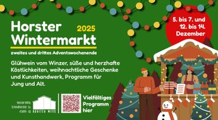 Traditioneller Wintermarkt an der Horster Mitte