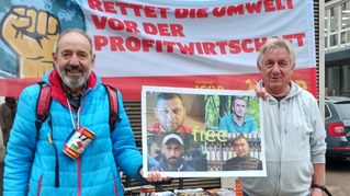 Solidarität mit inhaftierten Kumpeln in Georgien