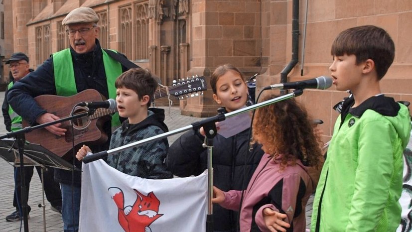 Heilbronn: MLPD, REBELL und Rotfüchse beim Klimastreik