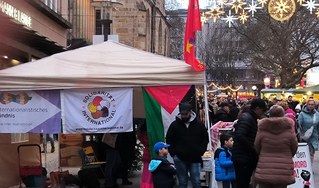 1500 Euro bei Gaza-Aktion auf dem Essener Weihnachtsmarkt gesammelt