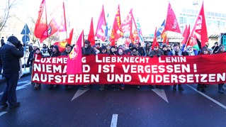 Zum ersten Mal auf der LLL-Demo!