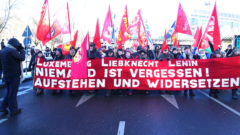 Zum ersten Mal auf der LLL-Demo!