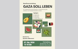 Ein solidarischer Nachmittag: Gaza soll leben!
