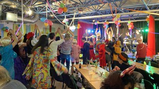Heute Karnevalsfeier in der Horster Mitte