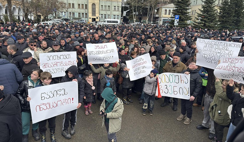 An die verurteilten Bergarbeiter in Chiatura und ihre Familien!
