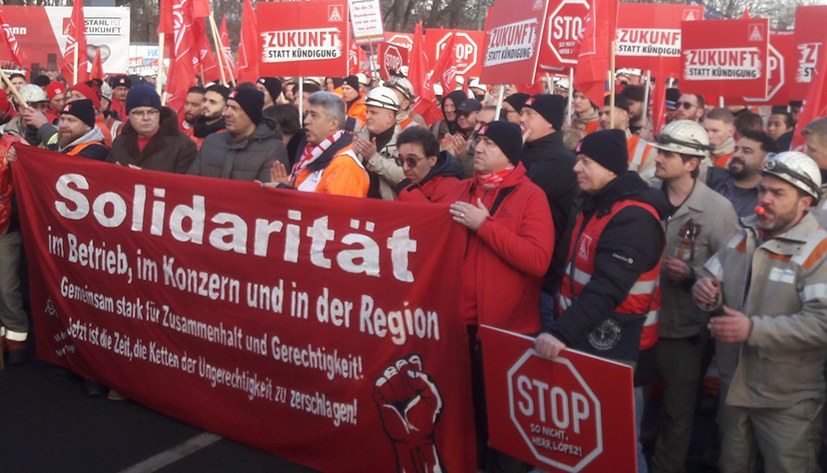 Die Hütte bleibt! Der Kampf um jeden Arbeitsplatz geht weiter!