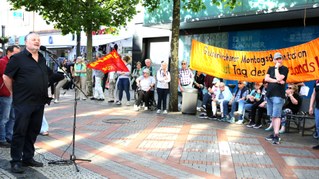 Heute Montagsdemo: „Nein“ zu Angriffen auf erkämpfte soziale Rechte und zur Kriegsvorbereitung!