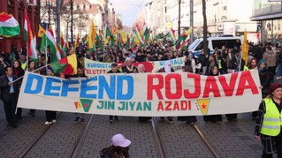 Bis zu 4000 zwischen Altem Messplatz und Schloss: Für Rojava!