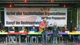 Spannende Podiumsdiskussion zum Kampf gegen Faschismus und Krieg