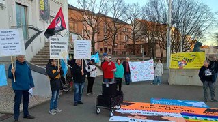 Gera: Gemeinsame Aktion „Stopp dem Krieg der USA und Israels gegen den Iran!“