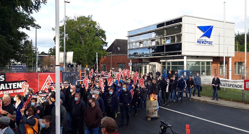 Flugzeugbauer sagen Nein zum Krieg!