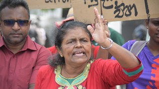 Kämpferischer Frauentag in Colombo