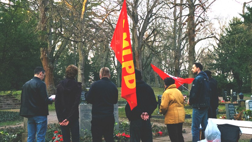 Revolutionäres Gedenken an die Erfurter März-Kämpfer