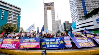 Tausende Jeepneyfahrer streiken