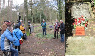 Gedenken am "Grab in der Haard"