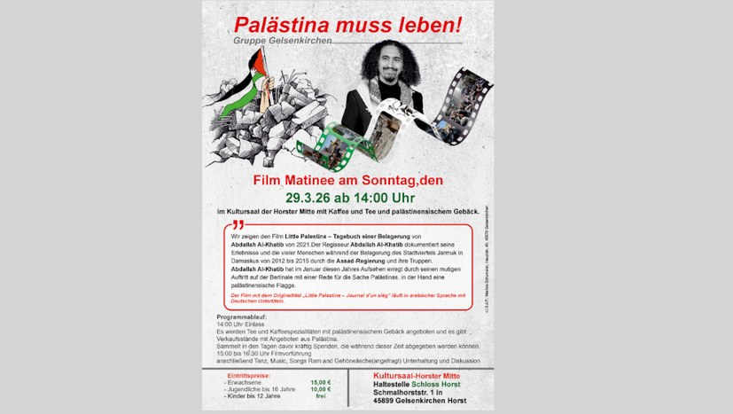 „Little Palestine, Diary of a Siege – Tagebuch einer Belagerung"