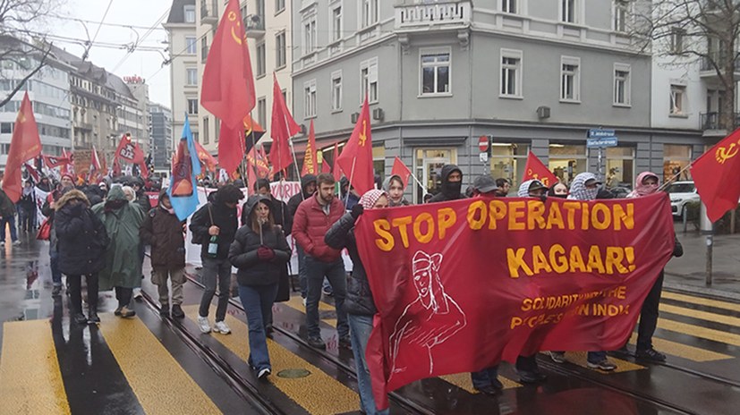 Kundgebung "Stop Operation Kagaar!"