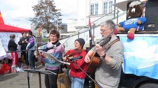 Gera: Protest gegen völkerrechtswidrigen Angriffskrieg und gegen Merz-Regierung