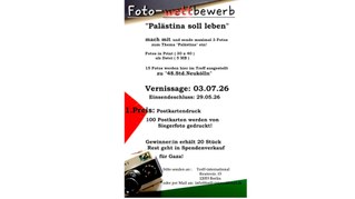 Fotowettbewerb „Palästina soll leben“ im Treff international